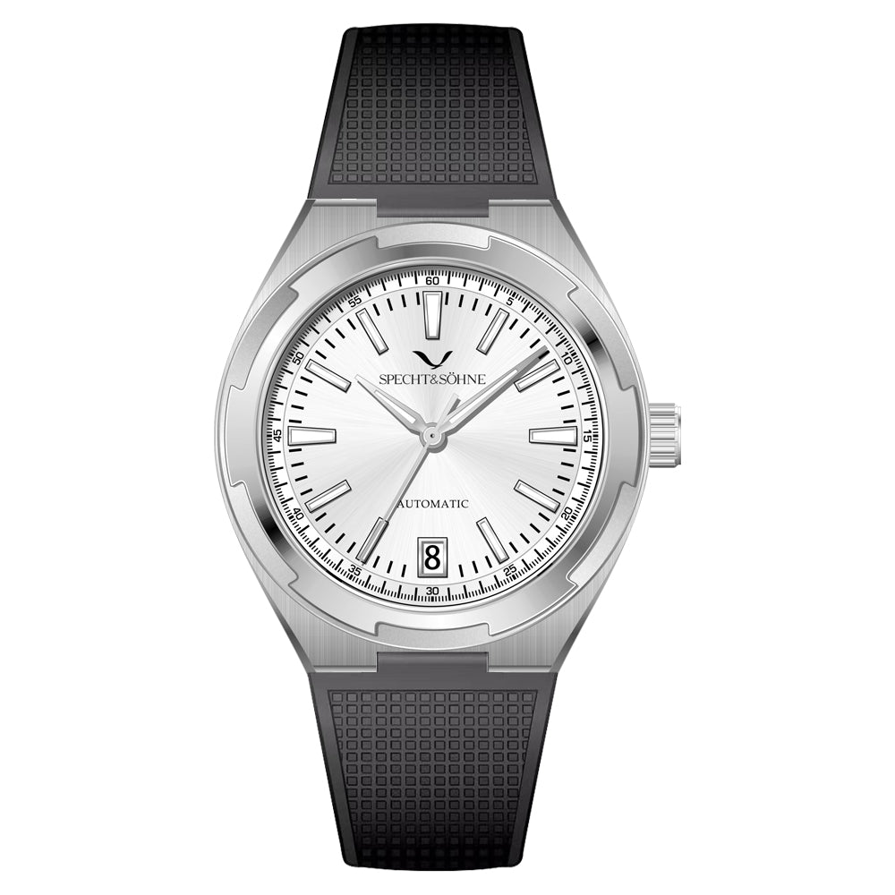 SP0024 Overseas Automatic - White Color - Silicone Strap