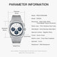 New SPECHT&SOHNE Blue Panda Eyes Mens Watches Japan VK63 Chronograph Quartz Watch Stainless Steel Waterproof Reloj Hombre 2023