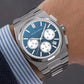 New SPECHT&SOHNE Blue Panda Eyes Mens Watches Japan VK63 Chronograph Quartz Watch Stainless Steel Waterproof Reloj Hombre 2023