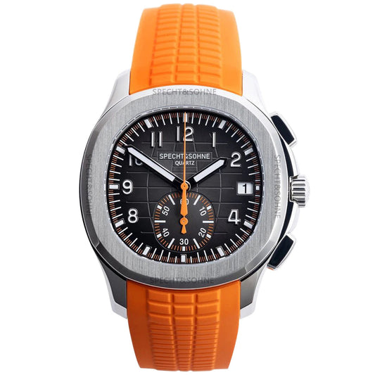 SP0006 Aquanaut Quartz Chronograph - Black Orange Color